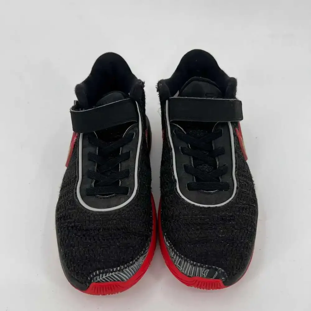 Nike Black/Red LeBron Trinity Kids Sneakers | Size 2B